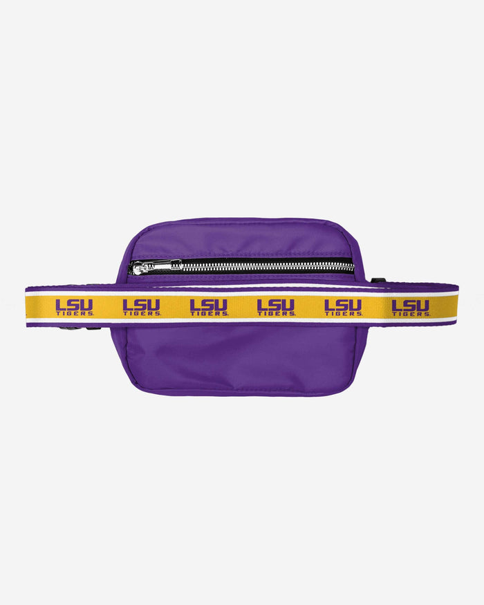 LSU Tigers Team Wordmark Crossbody Belt Bag FOCO - FOCO.com