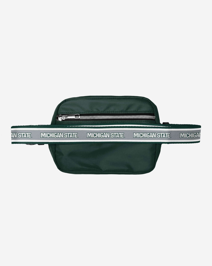 Michigan State Spartans Team Wordmark Crossbody Belt Bag FOCO - FOCO.com