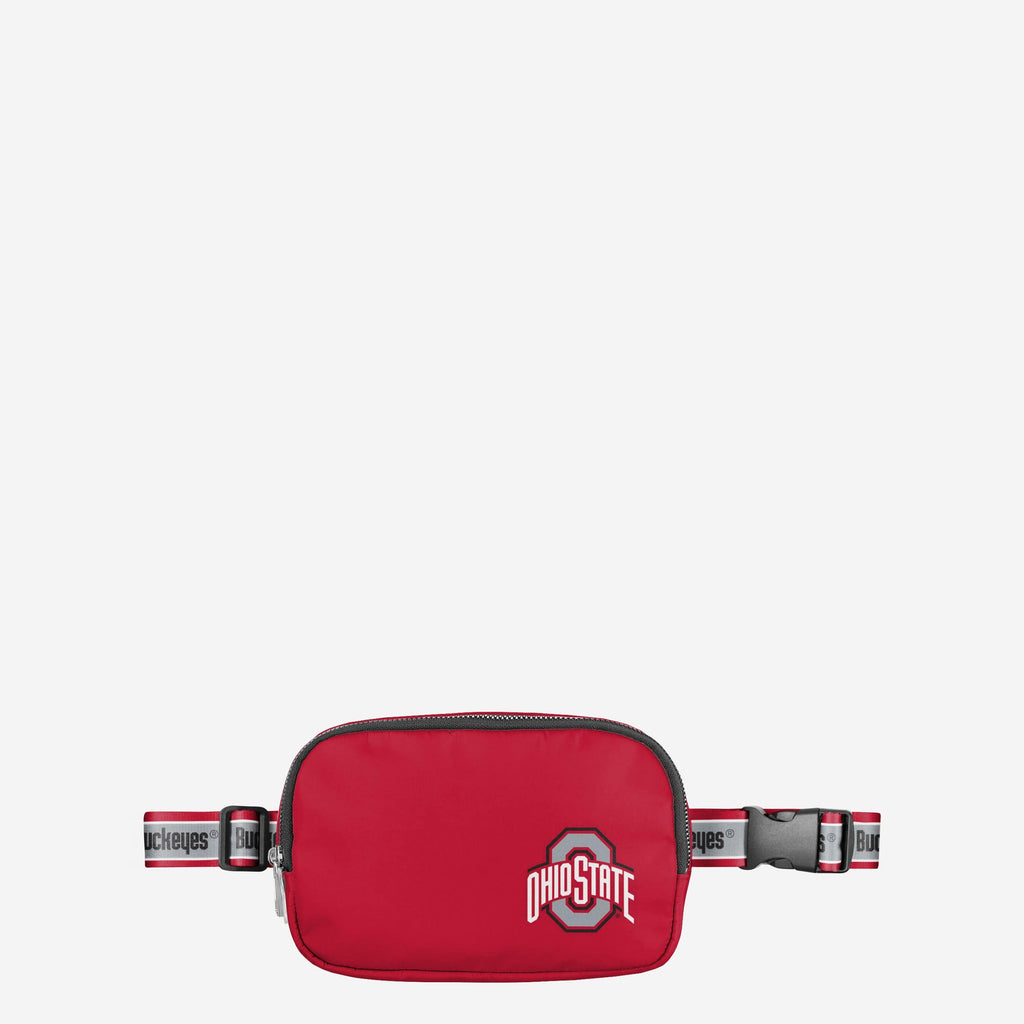 Ohio State Buckeyes Team Wordmark Crossbody Belt Bag FOCO - FOCO.com