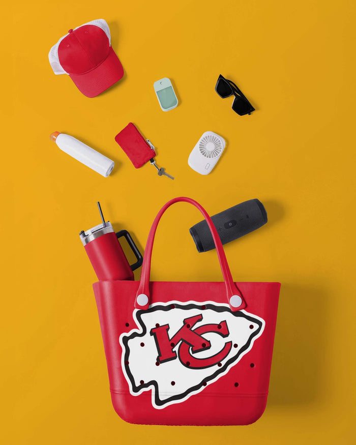 Kansas City Chiefs Big Logo Tailgate Tote Bag FOCO - FOCO.com