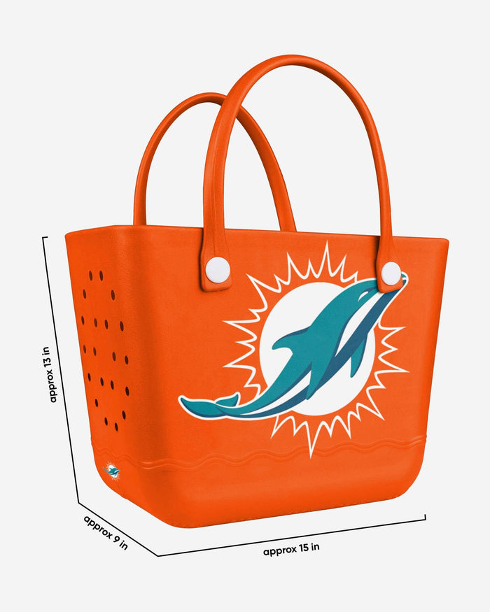 Miami Dolphins Big Logo Tailgate Tote Bag FOCO - FOCO.com