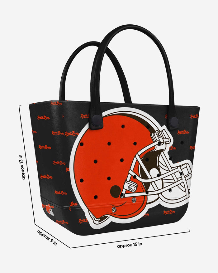 Cleveland Browns Big Logo Mini Print Tailgate Tote Bag FOCO - FOCO.com