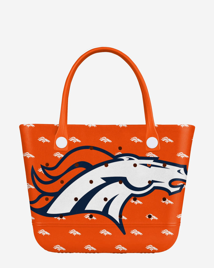 Denver Broncos Big Logo Mini Print Tailgate Tote Bag FOCO - FOCO.com