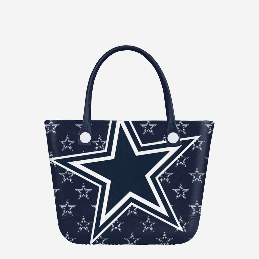 Dallas Cowboys Big Logo Mini Print Tailgate Tote Bag