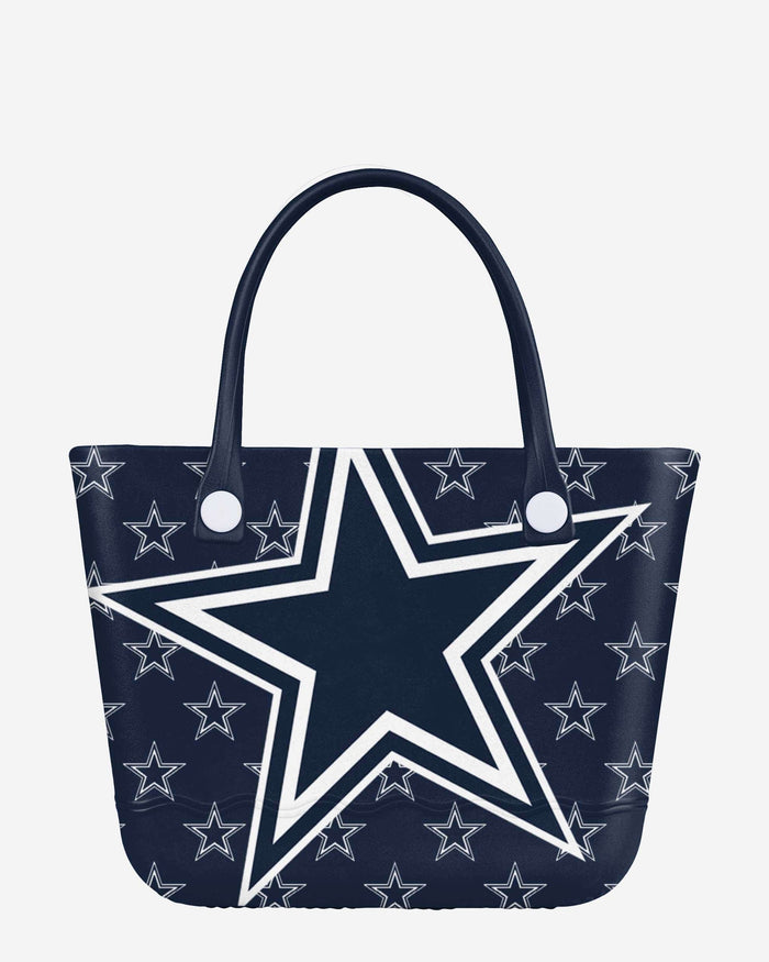 Dallas Cowboys Big Logo Mini Print Tailgate Tote Bag