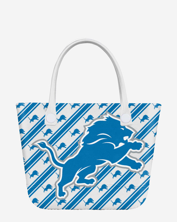 Detroit Lions Big Logo Mini Print Tailgate Tote Bag