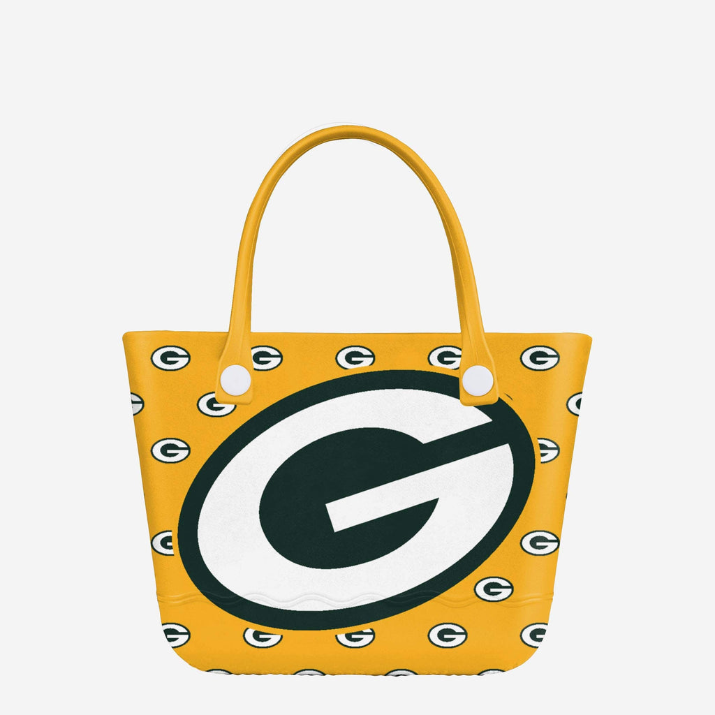 Green Bay Packers Big Logo Mini Print Tailgate Tote Bag