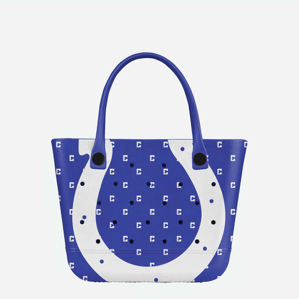 Indianapolis Colts Big Logo Mini Print Tailgate Tote Bag FOCO - FOCO.com