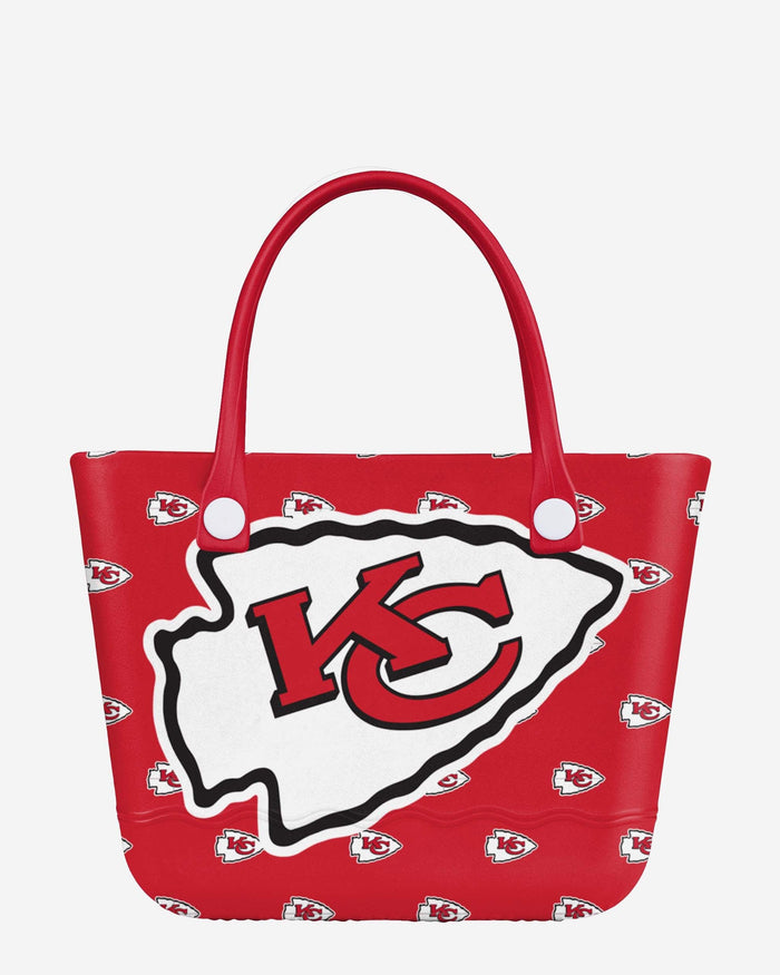 Kansas City Chiefs Big Logo Mini Print Tailgate Tote Bag