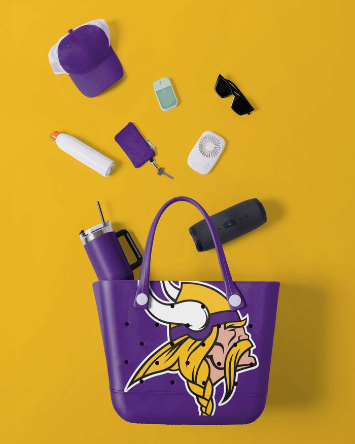 Minnesota Vikings Big Logo Tailgate Tote Bag FOCO - FOCO.com