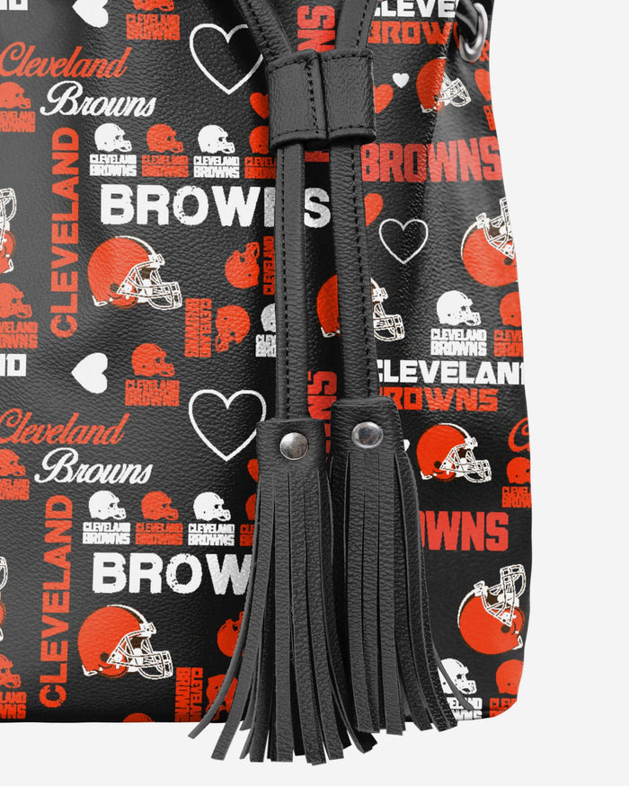 Cleveland Browns Logo Love Cinch Purse FOCO - FOCO.com