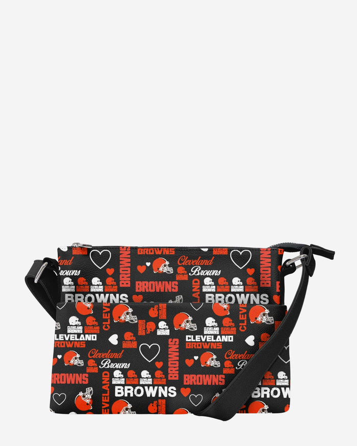 Cleveland Browns Logo Love Crossbody Purse FOCO - FOCO.com