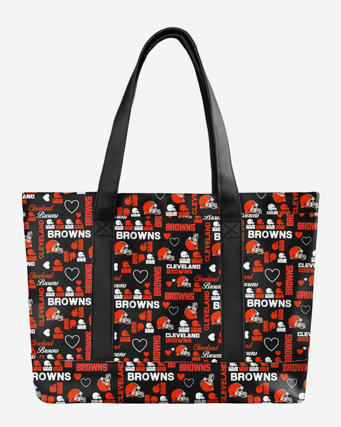 Cleveland Browns Logo Love Tote Bag FOCO - FOCO.com