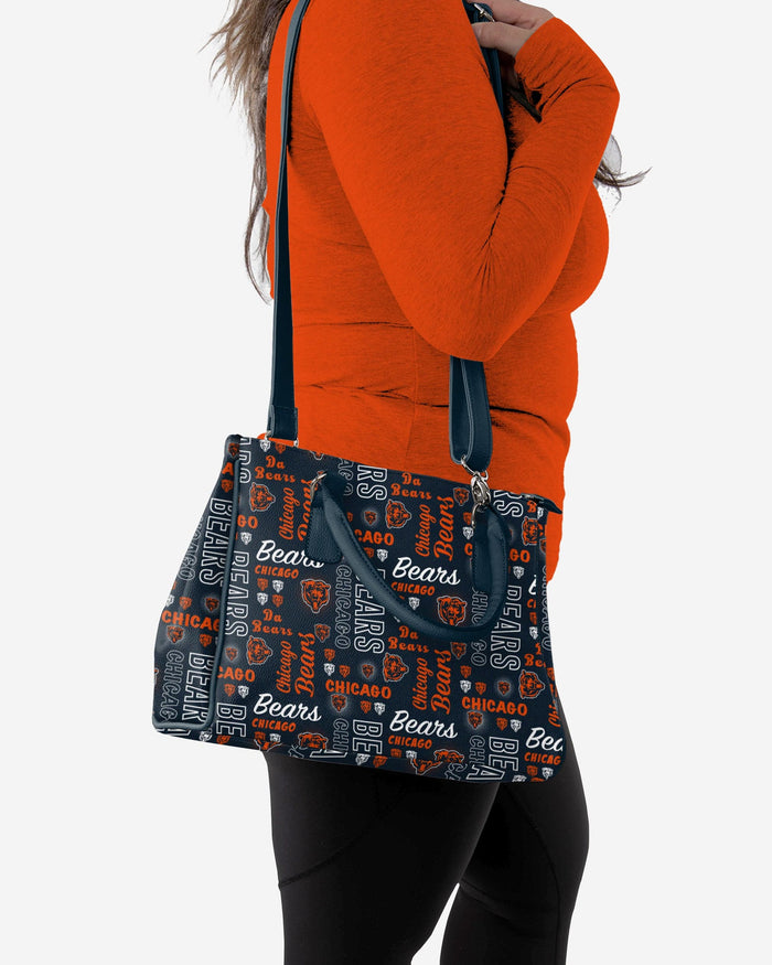 Chicago Bears Spirited Style Printed Collection Purse FOCO - FOCO.com