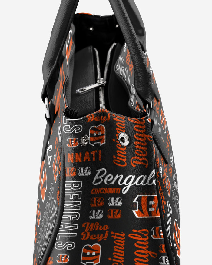 Cincinnati Bengals Spirited Style Printed Collection Purse FOCO - FOCO.com