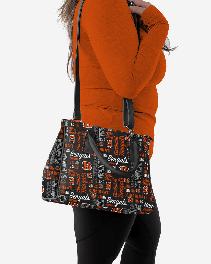 Cincinnati Bengals Spirited Style Printed Collection Purse FOCO - FOCO.com