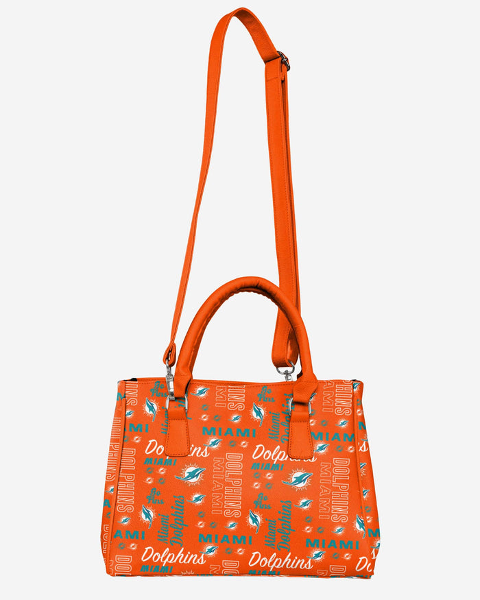 Miami Dolphins Spirited Style Printed Collection Purse FOCO - FOCO.com