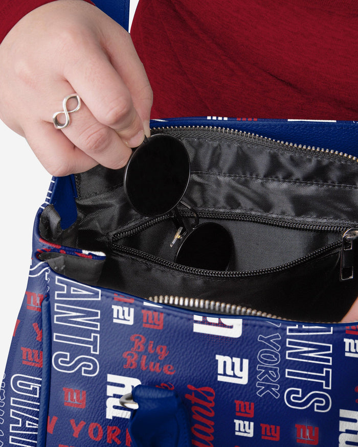 New York Giants Spirited Style Printed Collection Purse FOCO - FOCO.com