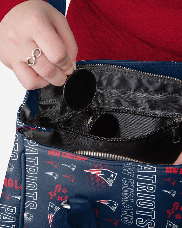 New England Patriots Spirited Style Printed Collection Purse FOCO - FOCO.com