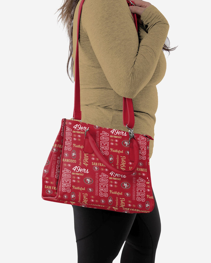 San Francisco 49ers Spirited Style Printed Collection Purse FOCO - FOCO.com