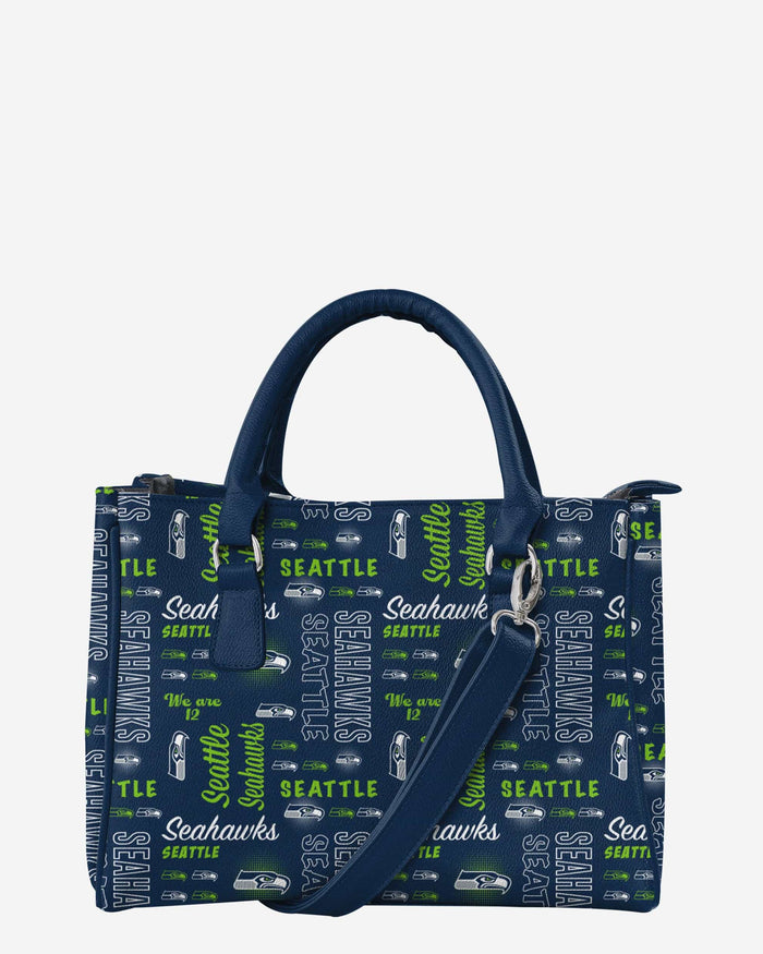 Seattle Seahawks Spirited Style Printed Collection Purse FOCO - FOCO.com