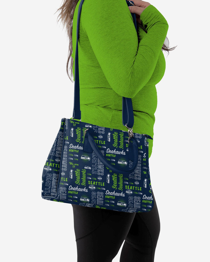 Seattle Seahawks Spirited Style Printed Collection Purse FOCO - FOCO.com