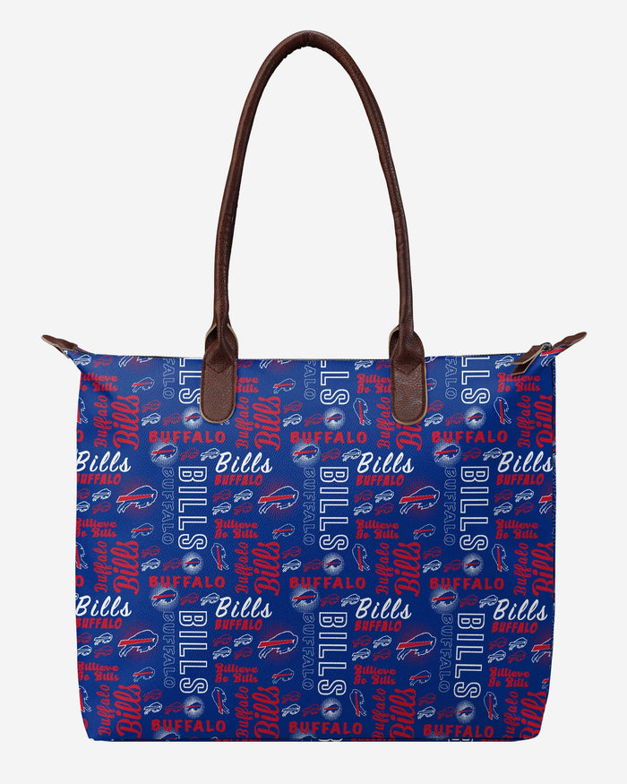 Buffalo Bills Spirited Style Printed Collection Tote Bag FOCO - FOCO.com