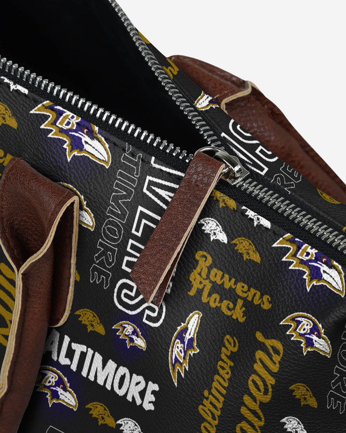 Baltimore Ravens Spirited Style Printed Collection Tote Bag FOCO - FOCO.com