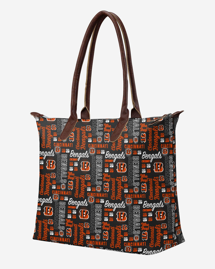 Cincinnati Bengals Spirited Style Printed Collection Tote Bag FOCO - FOCO.com