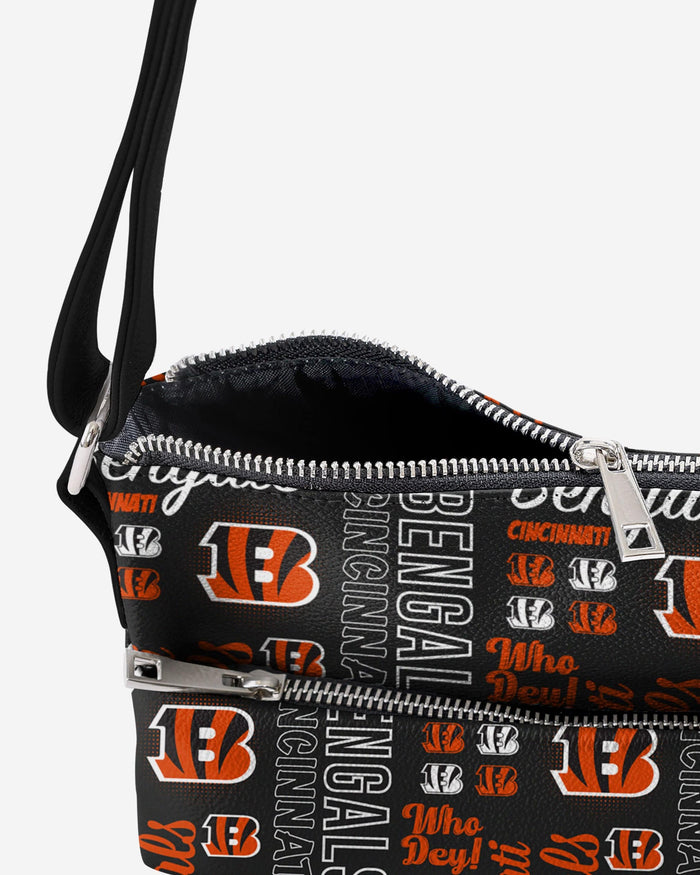 Cincinnati Bengals Spirited Style Printed Collection Foldover Tote Bag FOCO - FOCO.com