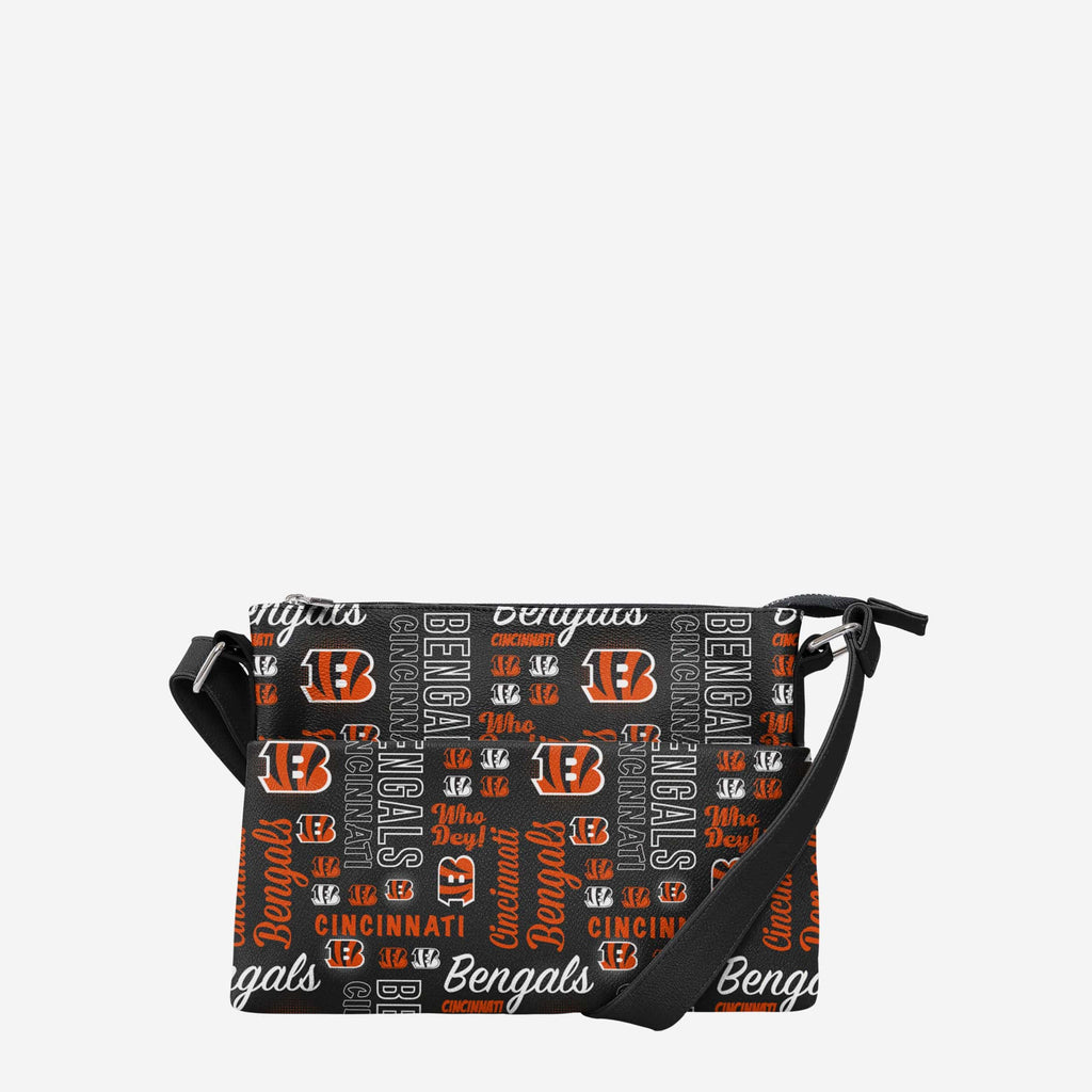 Cincinnati Bengals Spirited Style Printed Collection Foldover Tote Bag FOCO - FOCO.com