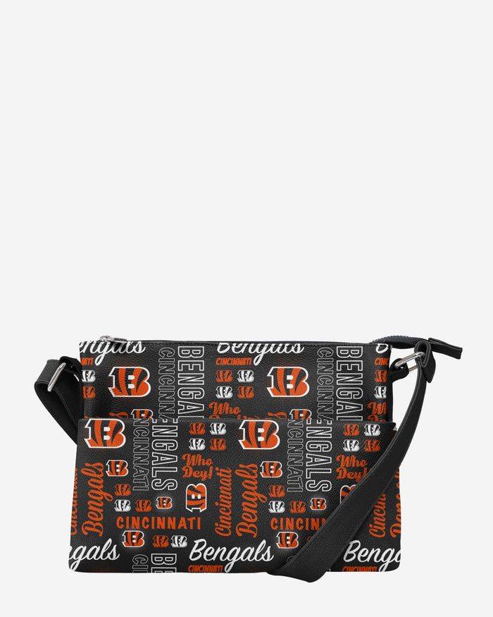 Cincinnati Bengals Spirited Style Printed Collection Foldover Tote Bag FOCO - FOCO.com