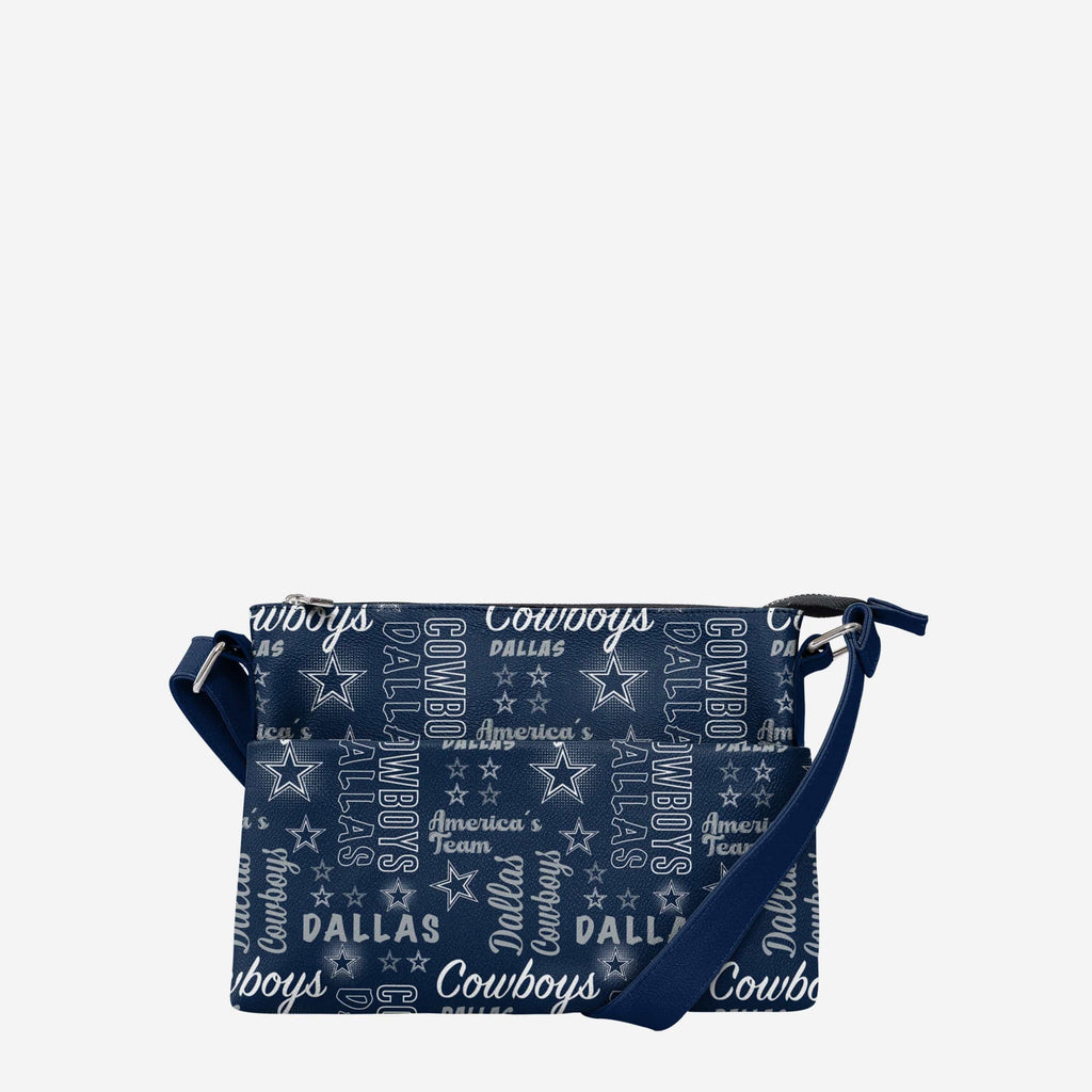 Dallas Cowboys Spirited Style Printed Collection Foldover Tote Bag FOCO - FOCO.com