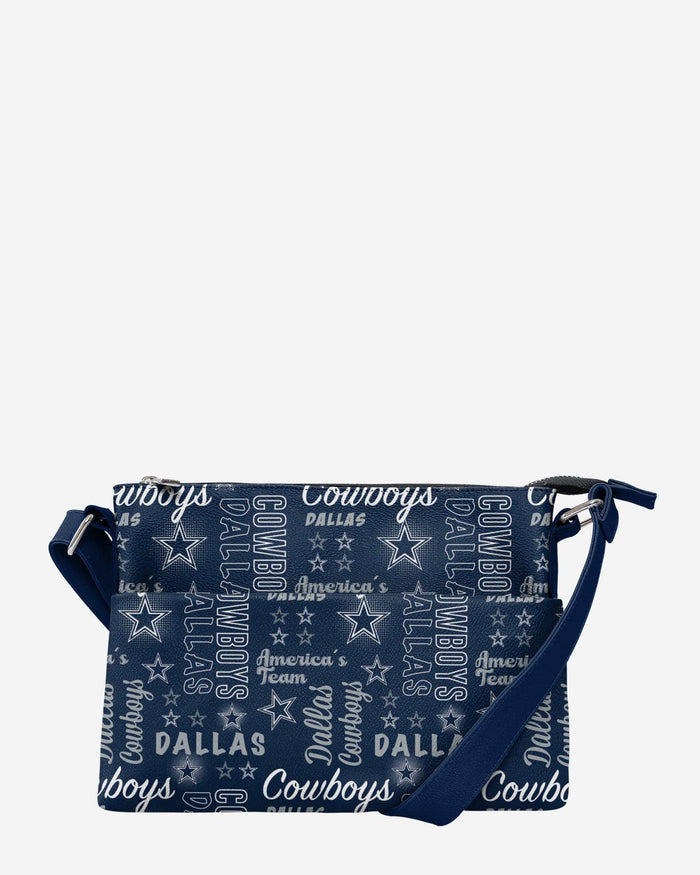 Dallas Cowboys Spirited Style Printed Collection Foldover Tote Bag FOCO - FOCO.com