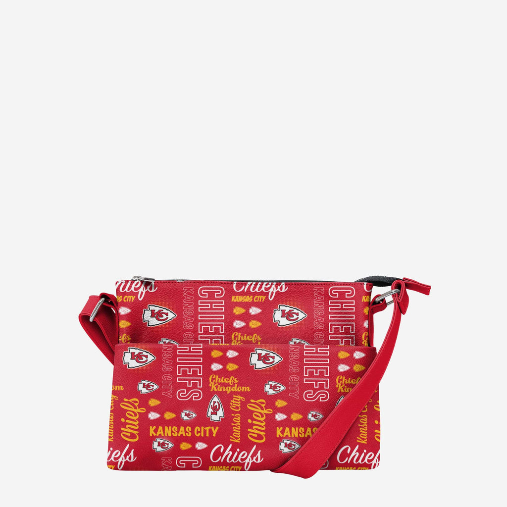 Kansas City Chiefs Spirited Style Printed Collection Foldover Tote Bag FOCO - FOCO.com