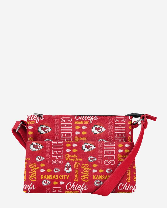 Kansas City Chiefs Spirited Style Printed Collection Foldover Tote Bag FOCO - FOCO.com