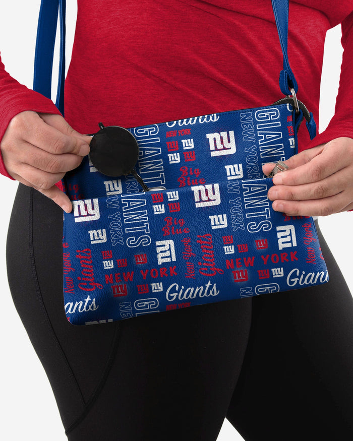 New York Giants Spirited Style Printed Collection Foldover Tote Bag FOCO - FOCO.com