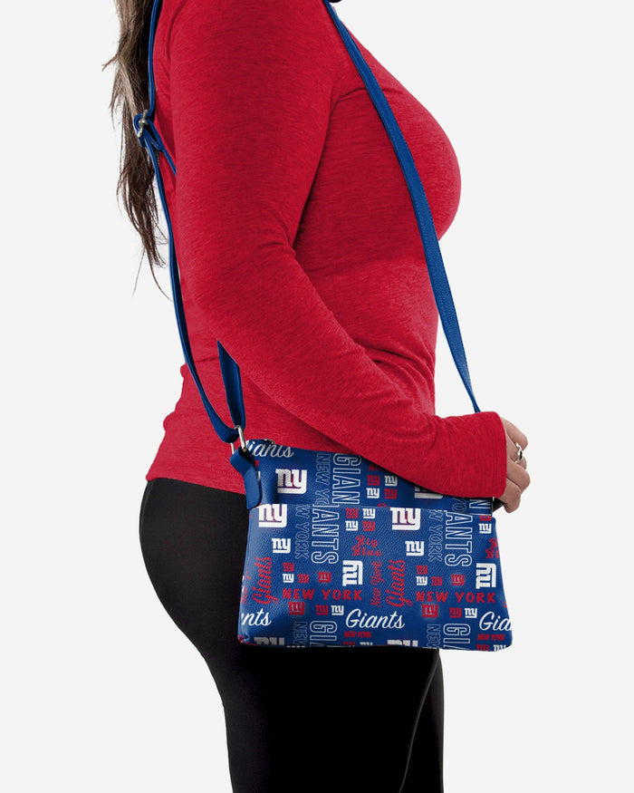 New York Giants Spirited Style Printed Collection Foldover Tote Bag FOCO - FOCO.com