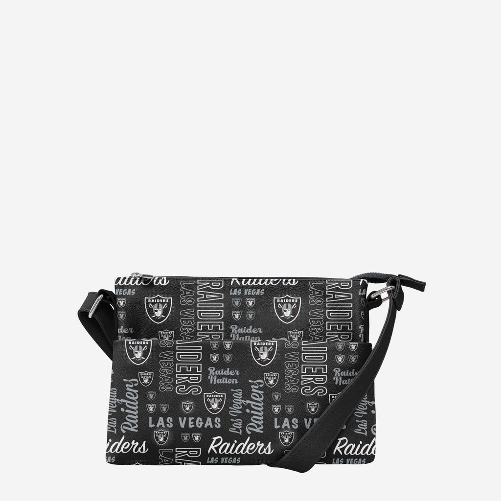 Las Vegas Raiders Spirited Style Printed Collection Foldover Tote Bag FOCO - FOCO.com