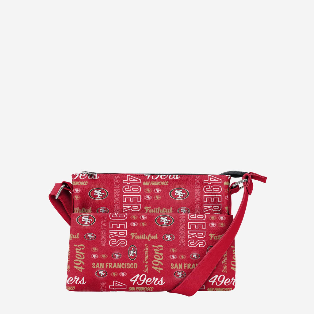 San Francisco 49ers Spirited Style Printed Collection Foldover Tote Bag FOCO - FOCO.com