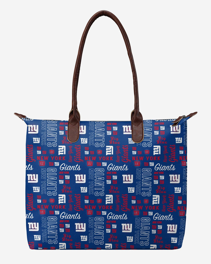 New York Giants Spirited Style Printed Collection Tote Bag FOCO - FOCO.com