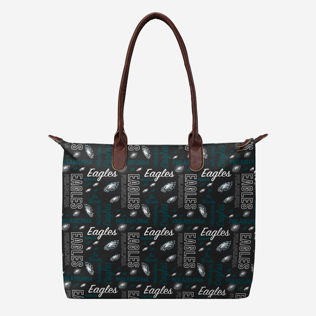 Philadelphia Eagles Spirited Style Printed Collection Tote Bag FOCO - FOCO.com