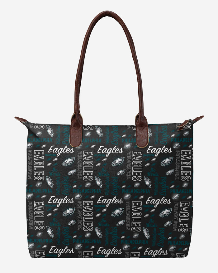 Philadelphia Eagles Spirited Style Printed Collection Tote Bag FOCO - FOCO.com