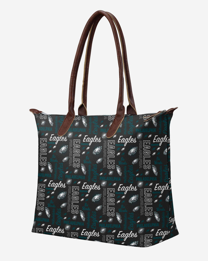 Philadelphia Eagles Spirited Style Printed Collection Tote Bag FOCO - FOCO.com