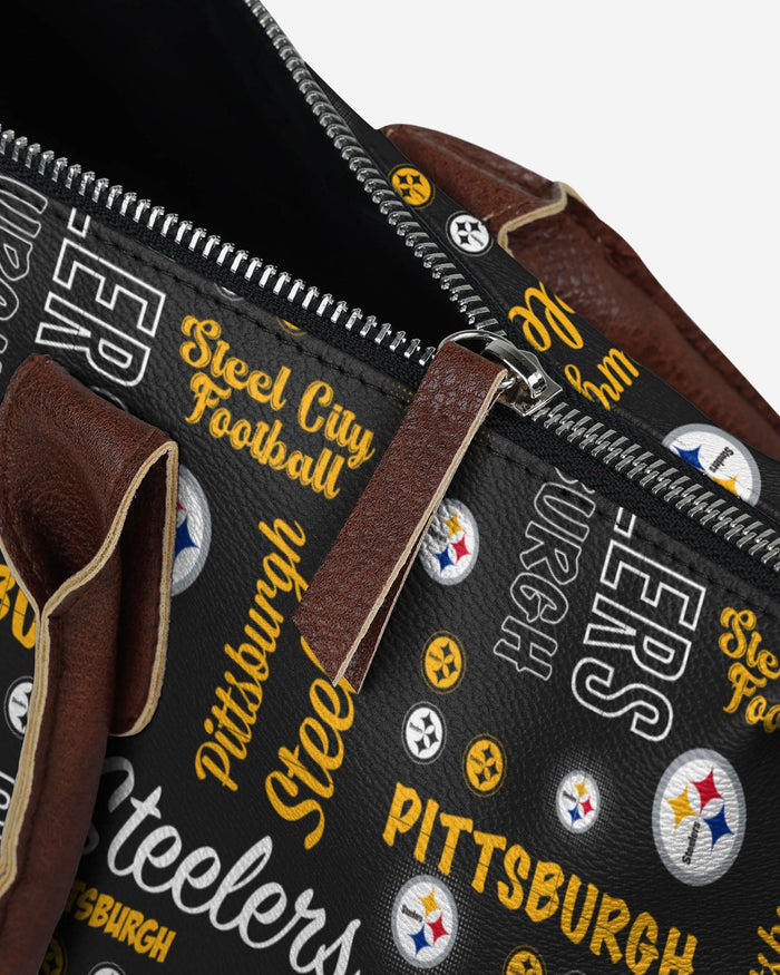 Pittsburgh Steelers Spirited Style Printed Collection Tote Bag FOCO - FOCO.com