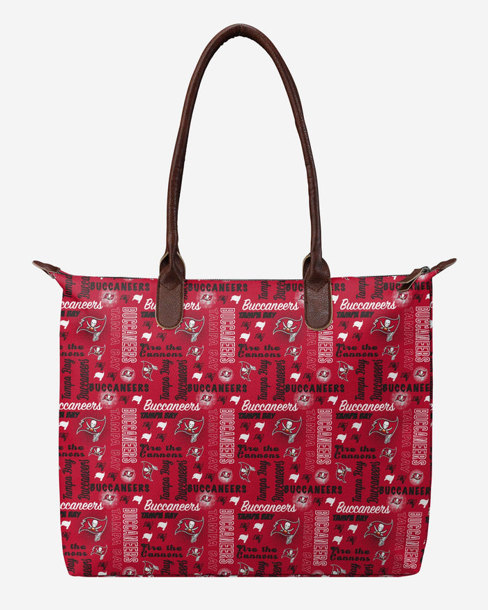 Tampa Bay Buccaneers Spirited Style Printed Collection Tote Bag FOCO - FOCO.com