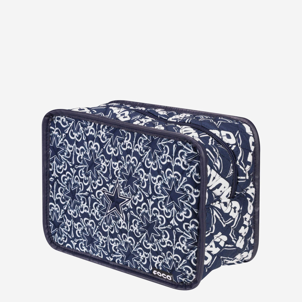 Dallas Cowboys Quilted Printed Cosmetic Bag FOCO - FOCO.com