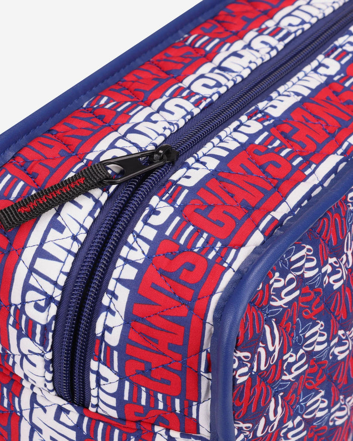 New York Giants Quilted Printed Cosmetic Bag FOCO - FOCO.com