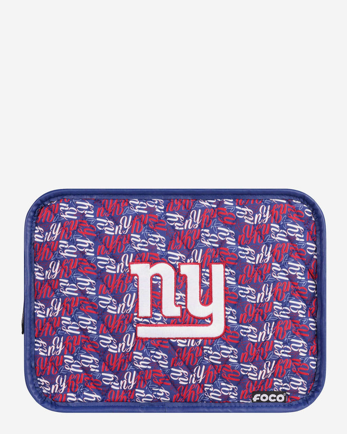 New York Giants Quilted Printed Cosmetic Bag FOCO - FOCO.com