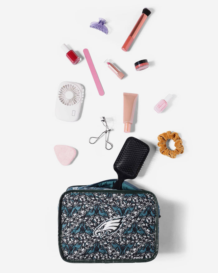 Miami Dolphins Quilted Printed Cosmetic Bag FOCO - FOCO.com